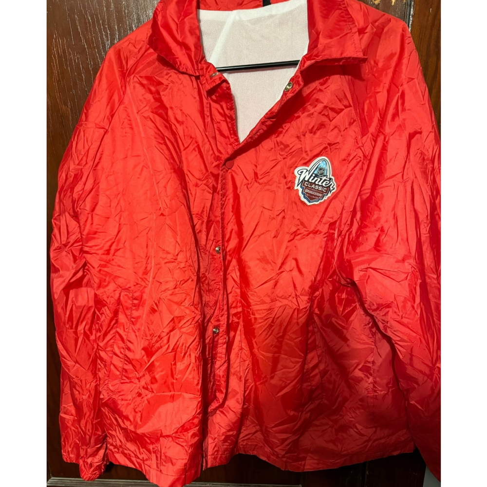 Official NHL 2017 Winter Classic Windbreaker Jacket Men Sz XXL St. Louis Red